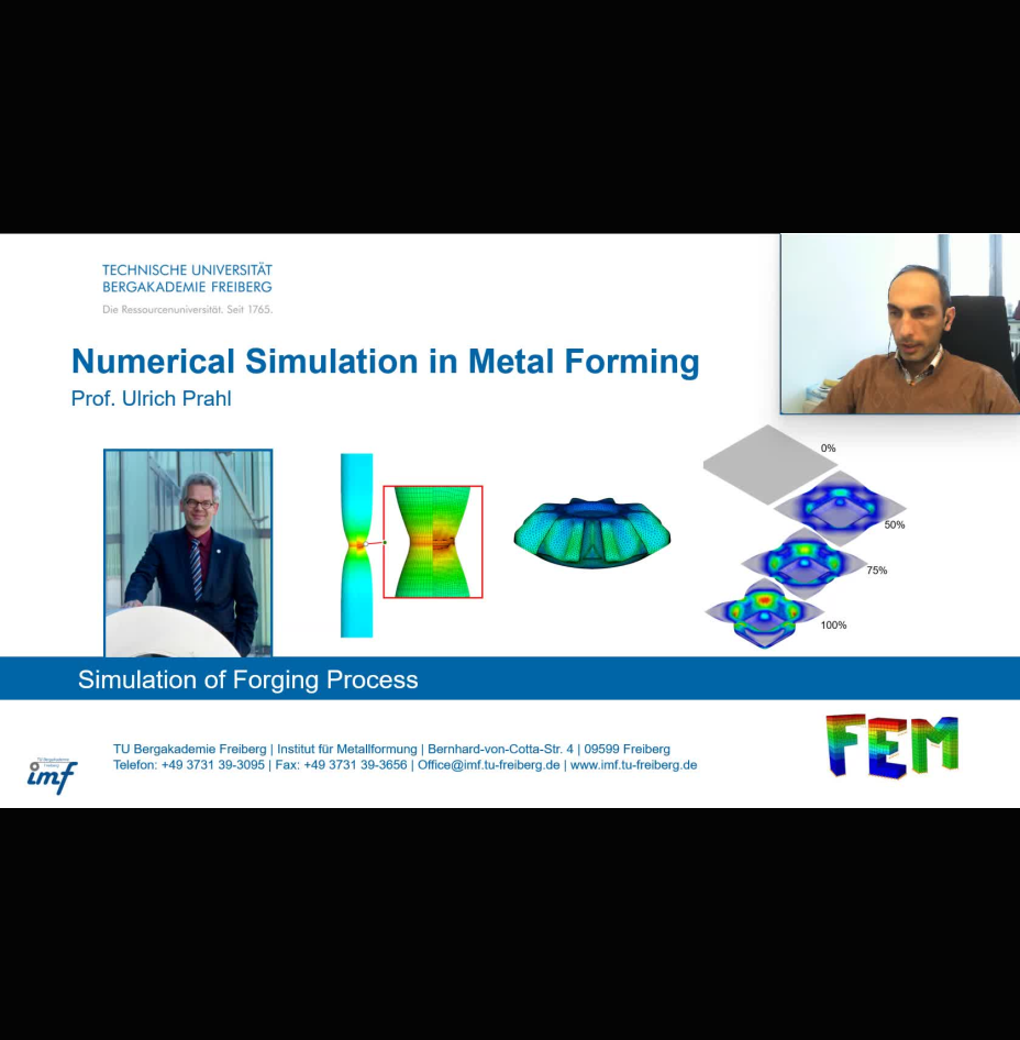 Numerical Simulation in Metal Forming / 2022-01-20 (Lecture 11- Simulation of Forging Process).mp4