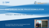 thumbnail of medium Vorlesung 09 - Einführung in die Prozesssimulation