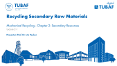 thumbnail of medium Recycling of secondary raw material 2.1