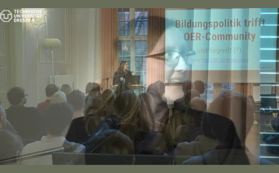 „Bildungspolitik trifft OER-Community – und begreift (?)“ Anja Lorenz (FH Lübeck)