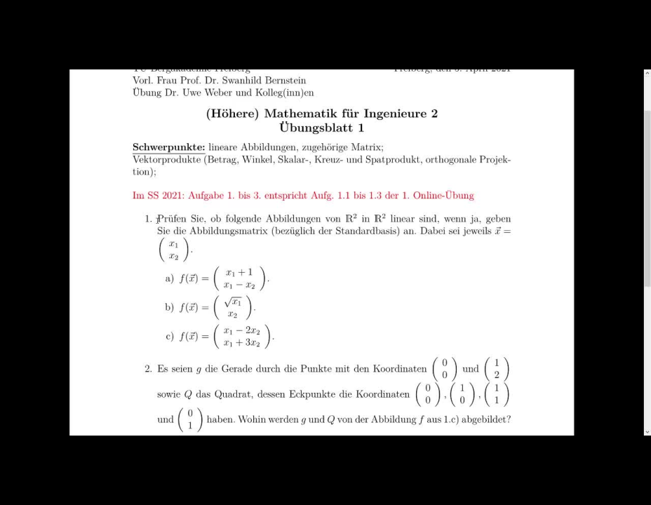 (H)MIng 2 - lineare Abbildungen - Aufg. 1.1.a
