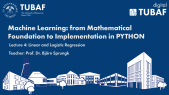 thumbnail of medium Machine Learning: from Mathematical Foundation to Implementation in PYTHON - Lecture 4