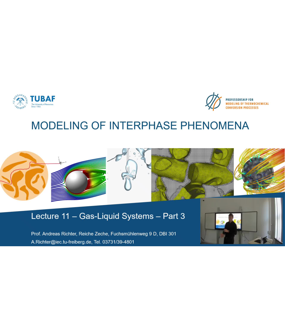 Lecture 11 - Modeling of Interphase Phenomena
