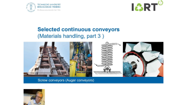 thumbnail of medium Screw conveyors, FÖTEE. MA. Nr. 3625 /Examination number: 44402