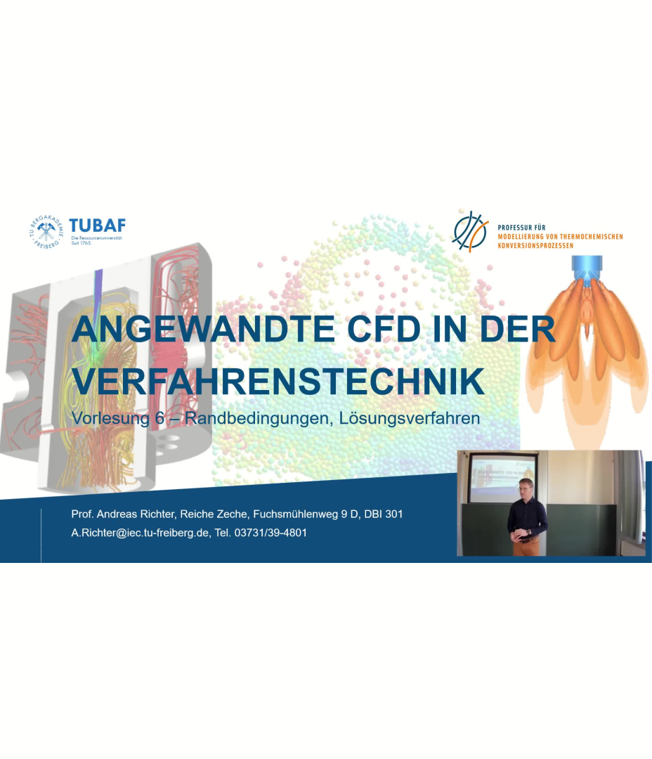 Vorlesung 06 - Angewandte CFD in der Verfahrenstechnik
