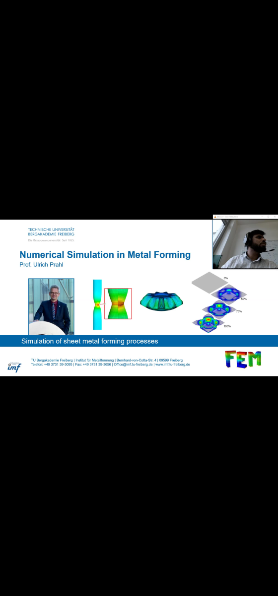 Simulation of sheet metal forming processes: Case Study