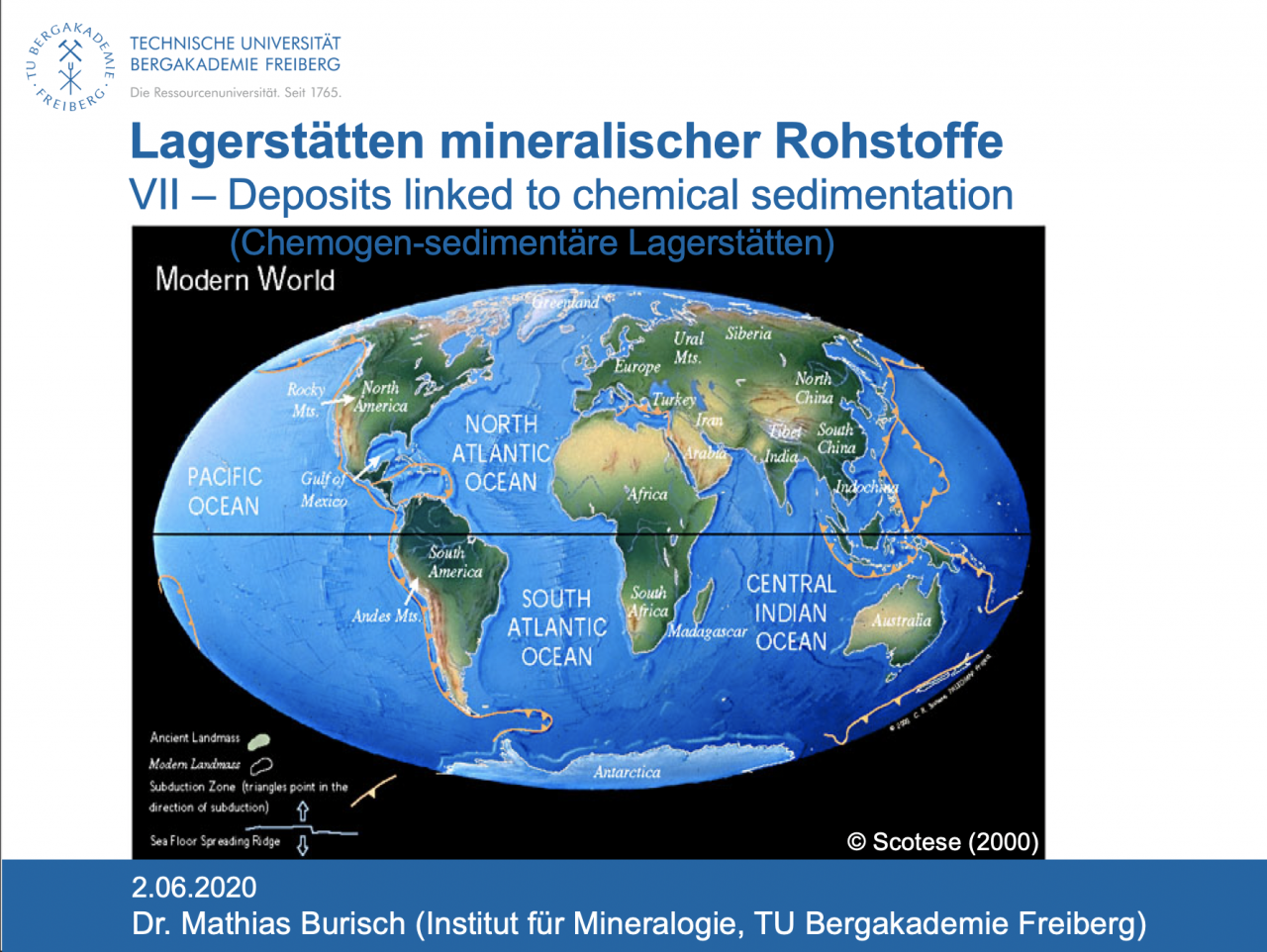 ELfmR - Einführung in die Lagerstätten fester mineralischer Rohstoffe - 09 - chemogen-sedimentär