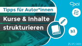 thumbnail of medium Kurse und Inhalte in OPAL nutzerfreundlich strukturieren