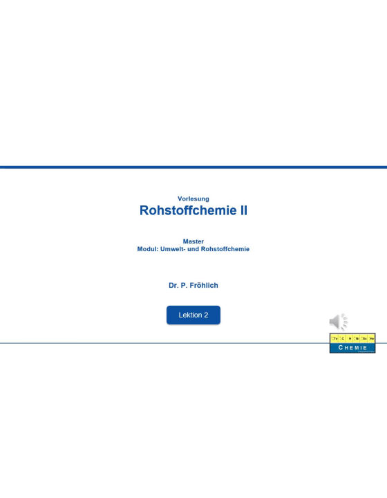 Vorlesung Rohstoffe 2 Lektion 2