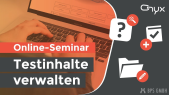 thumbnail of medium Online-Seminar ONYX: Aufgabenerstellung und -verwaltung für Einsteiger