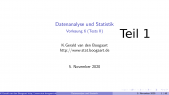 DS20.06 Vorlesung 6: Statistische Tests (Erste Tests)
