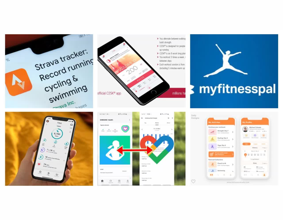 Gesundheits und Fitnessapp