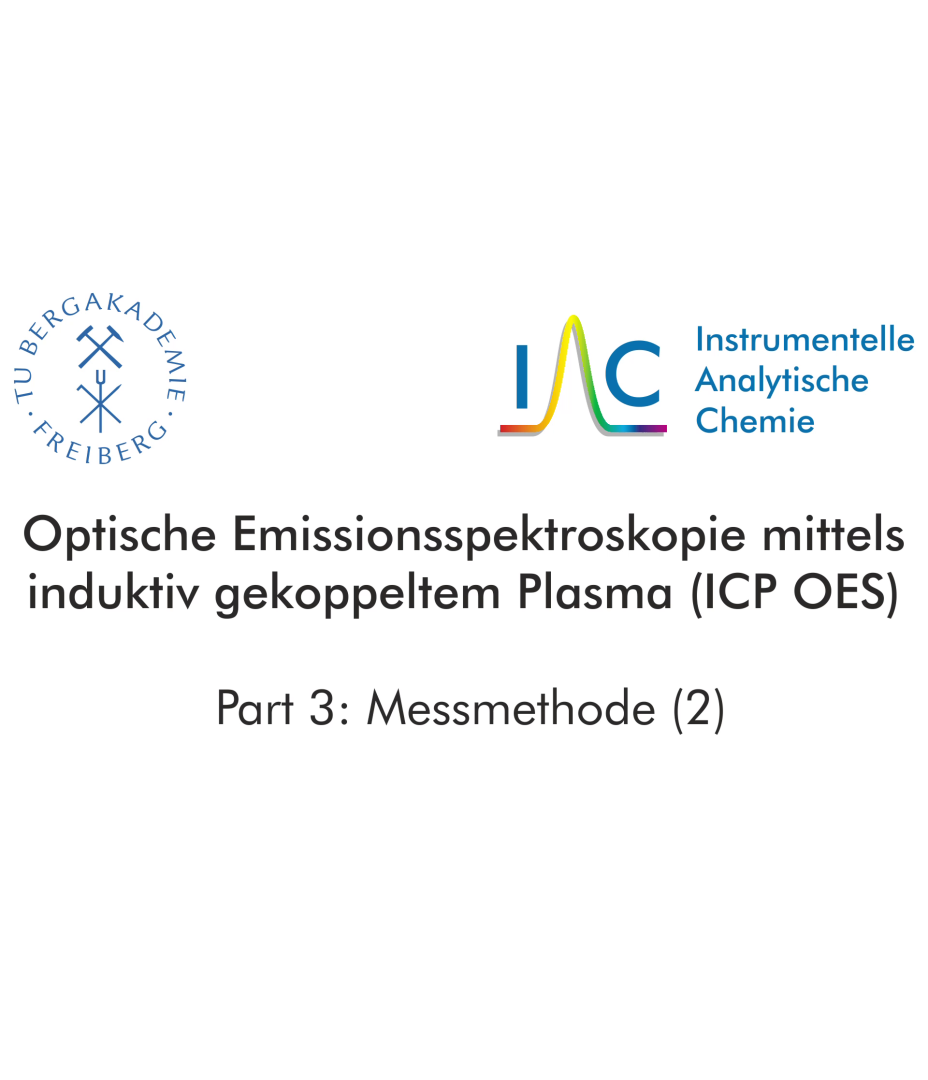 ICP OES - Part 3: Messmethode (2)