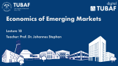 thumbnail of medium Economics of Emerging Markets - L18