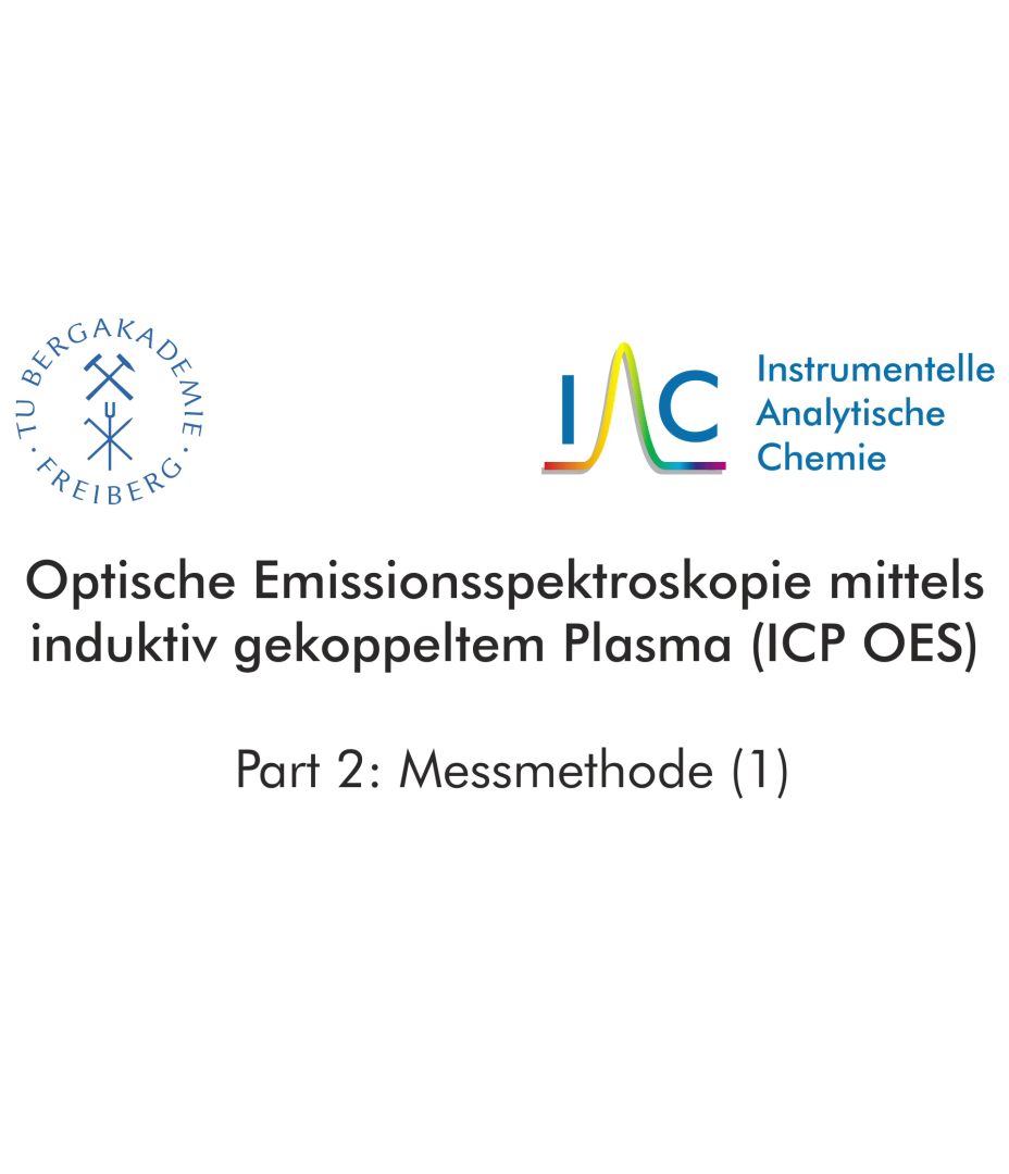 ICP OES - Part 2: Messmethode (1)