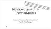 thumbnail of medium 13. Vorlesung Theoretische Physikalische Chemie