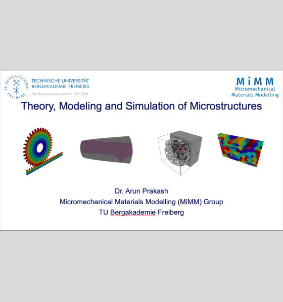 TMS: Atomistic simulations - Molecular Dynamics - Medien - Videoportal ...
