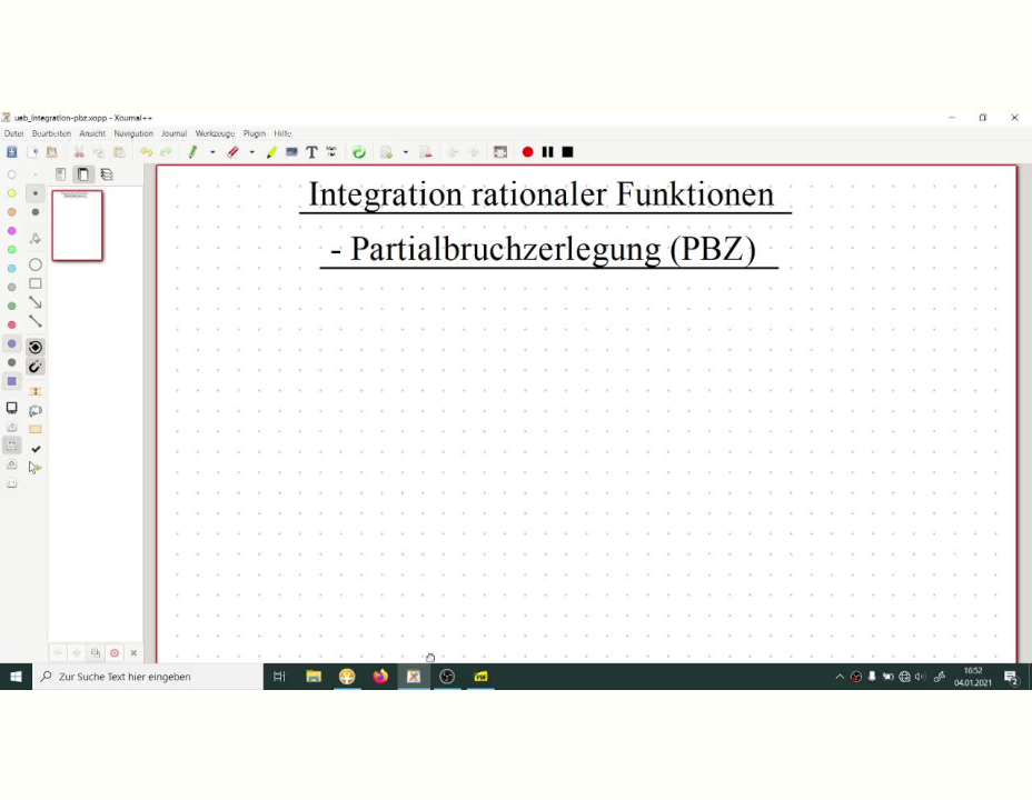 (H)Ming 1 - Integration - Theorie 03 (Partialbruchzerlegung)