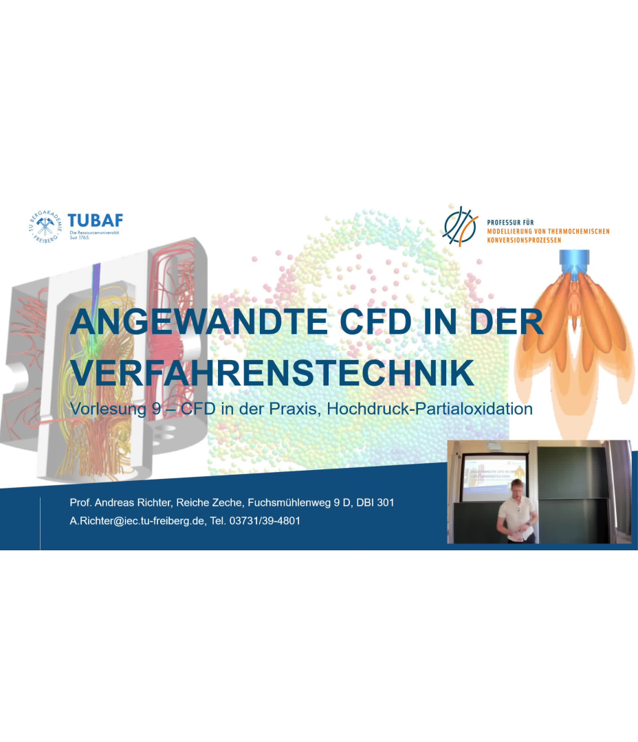Vorlesung 09 - Angewandte CFD in der Verfahrenstechnik