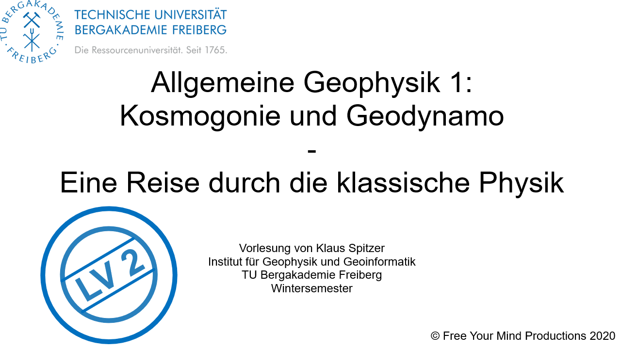 Allgemeine Geophysik 1 - LV 2