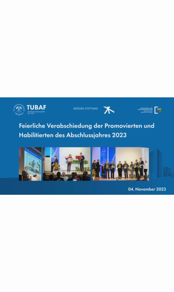 Verabschiedung der Promovierten und Habilitierten 04.11.2023