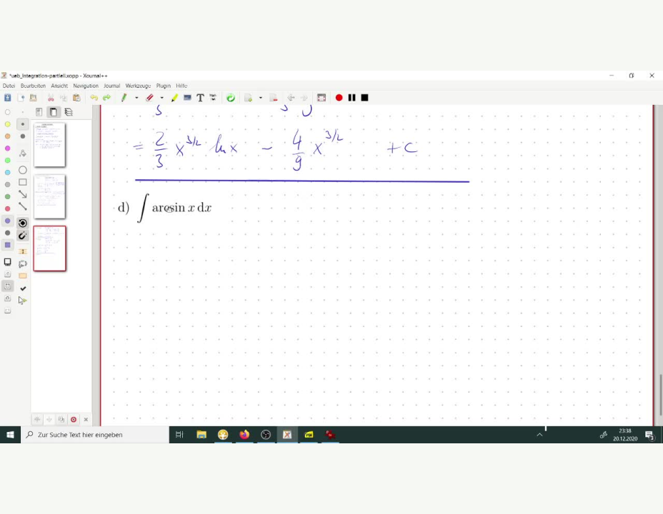 (H)Ming 1 - Integration - Aufgabe 15.1.d