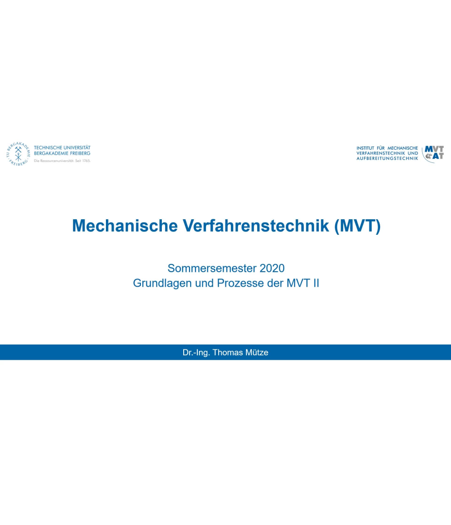 MVT 1: Aufbauagglomeration