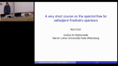 thumbnail of medium Lecture 3 Spectral flow for selfadjoint Fredholm operators
