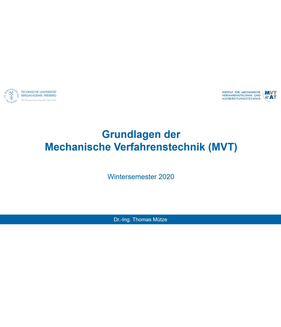 MVT 3: Zerkleinern