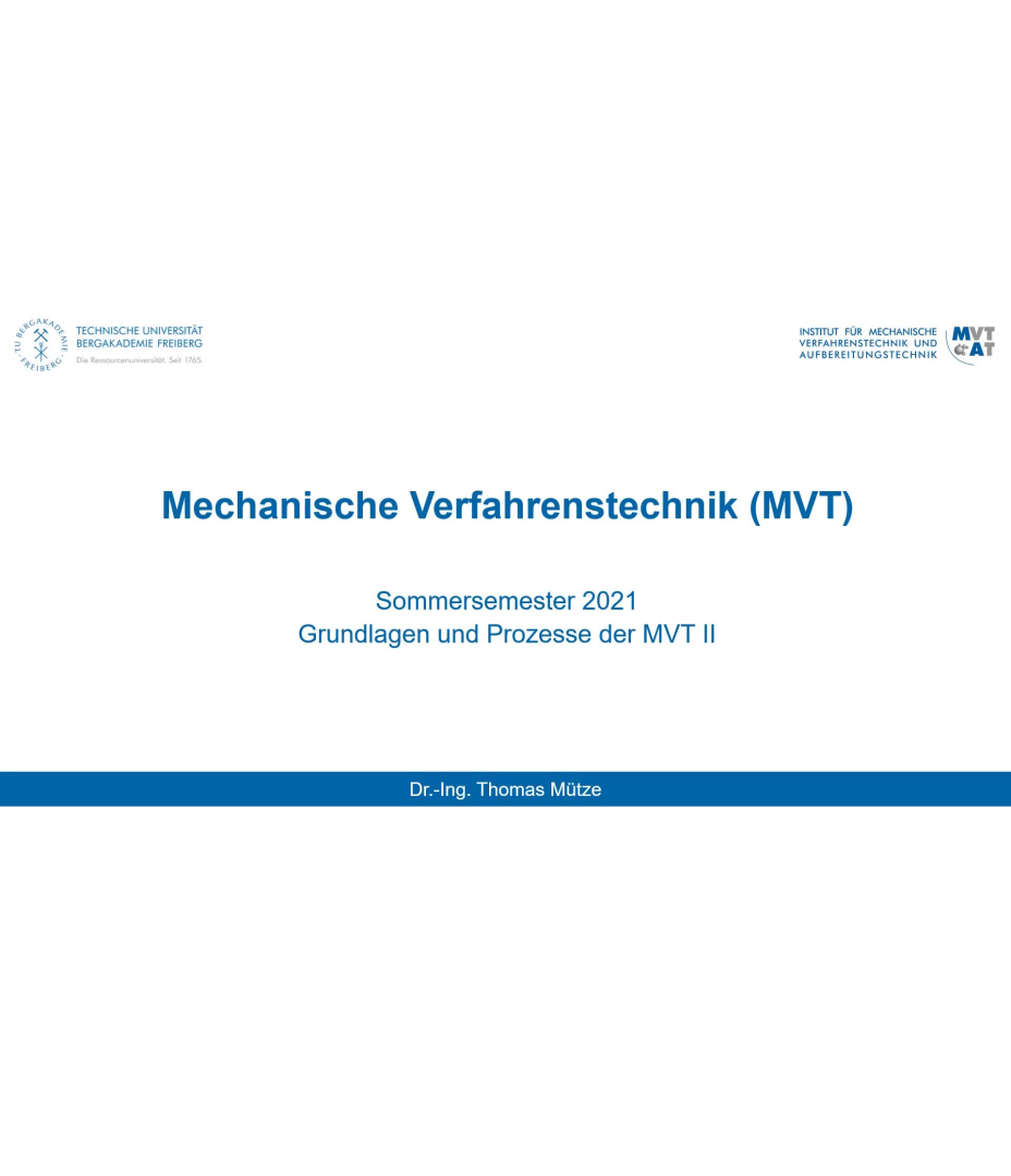 MVT 1: Trennprozesse