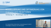 thumbnail of medium Vorlesung 11 - Modellierung und Optimierung chemischer Reaktoren - digitalisiert