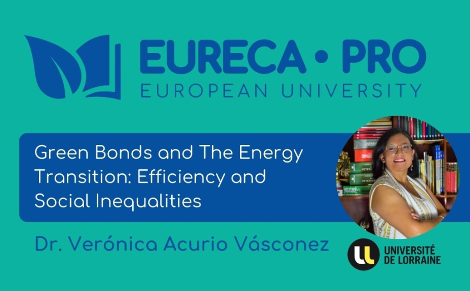 Lecture by Prof. Verónica Acurio Vásconez: Green Bonds and the Energy Transition—Efficiency and Social Inequalities