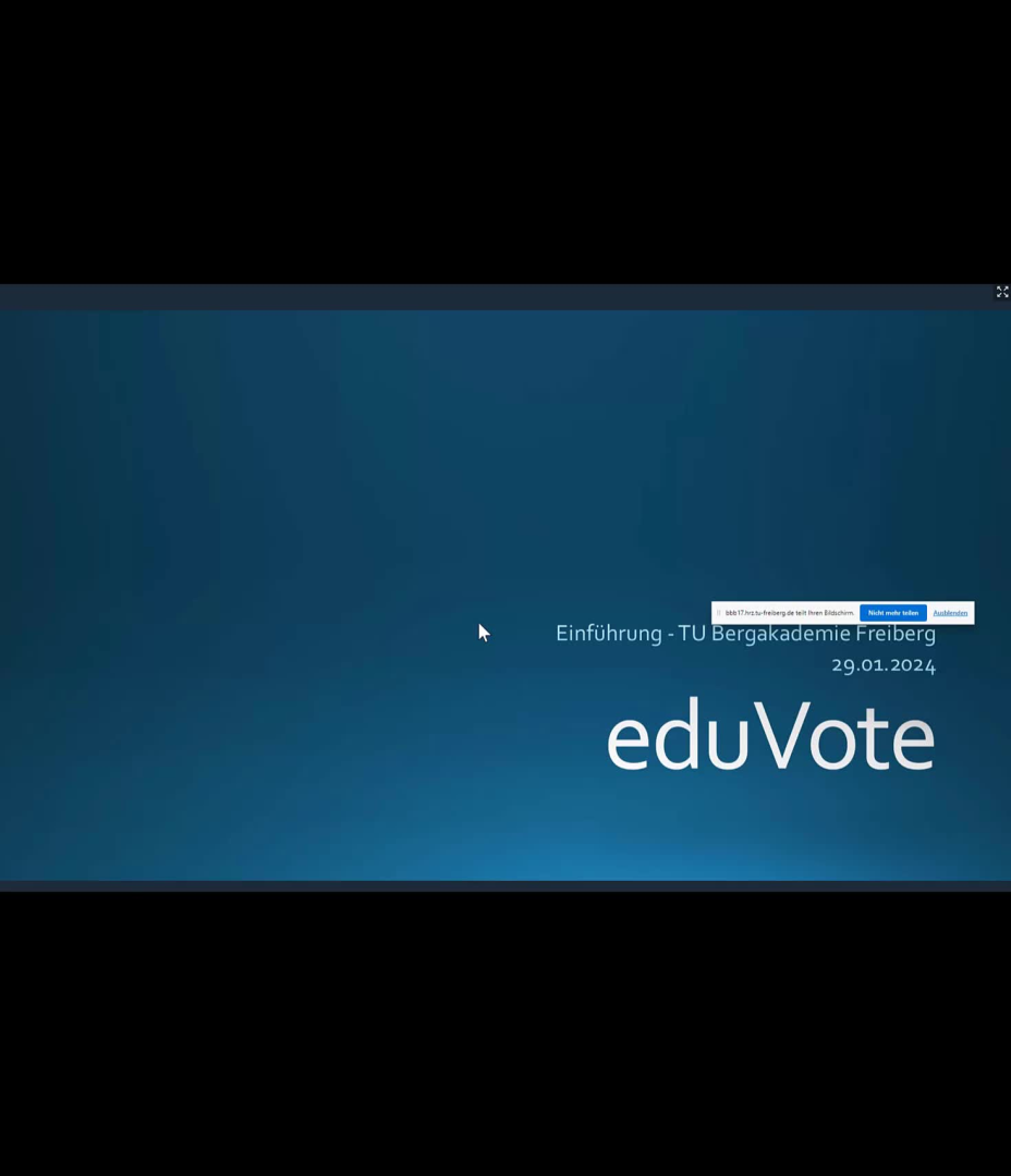 Schulung ARS Eduvote 