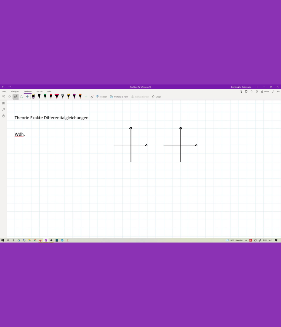 Theorie exakte Differentialgleichungen