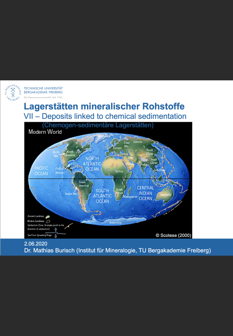 ELfmR - Einführung in die Lagerstätten fester mineralischer Rohstoffe - 09 - chemogen-sedimentär