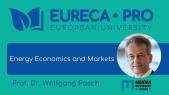 thumbnail of medium Lecture by Prof. Wolfgang Posch: Energy Economics and Markets