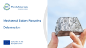 thumbnail of medium LIB-recycling - Basic course - Delamination