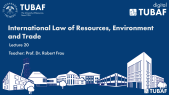 thumbnail of medium International Law of Resources, Environment and Trade - L20