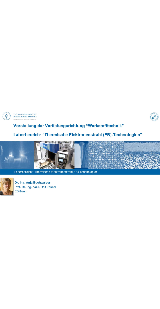 Vorstellung Vertiefung WT