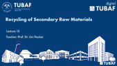 thumbnail of medium Recycling of Secondary Raw Materials - Mechanical recycling - L13