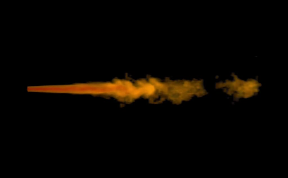 Flammensimulation (Visualisierung mit Blender)