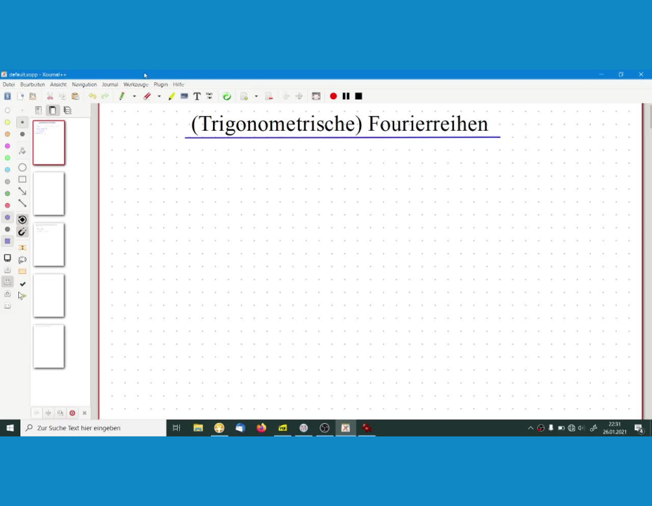(H)Ming 1 - Fourierreihen - Theorie