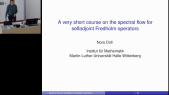 thumbnail of medium Lecture 1 Spectral flow for selfadjoint Fredholm operators