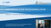thumbnail of medium Vorlesung 12 - Einführung in die Prozesssimulation
