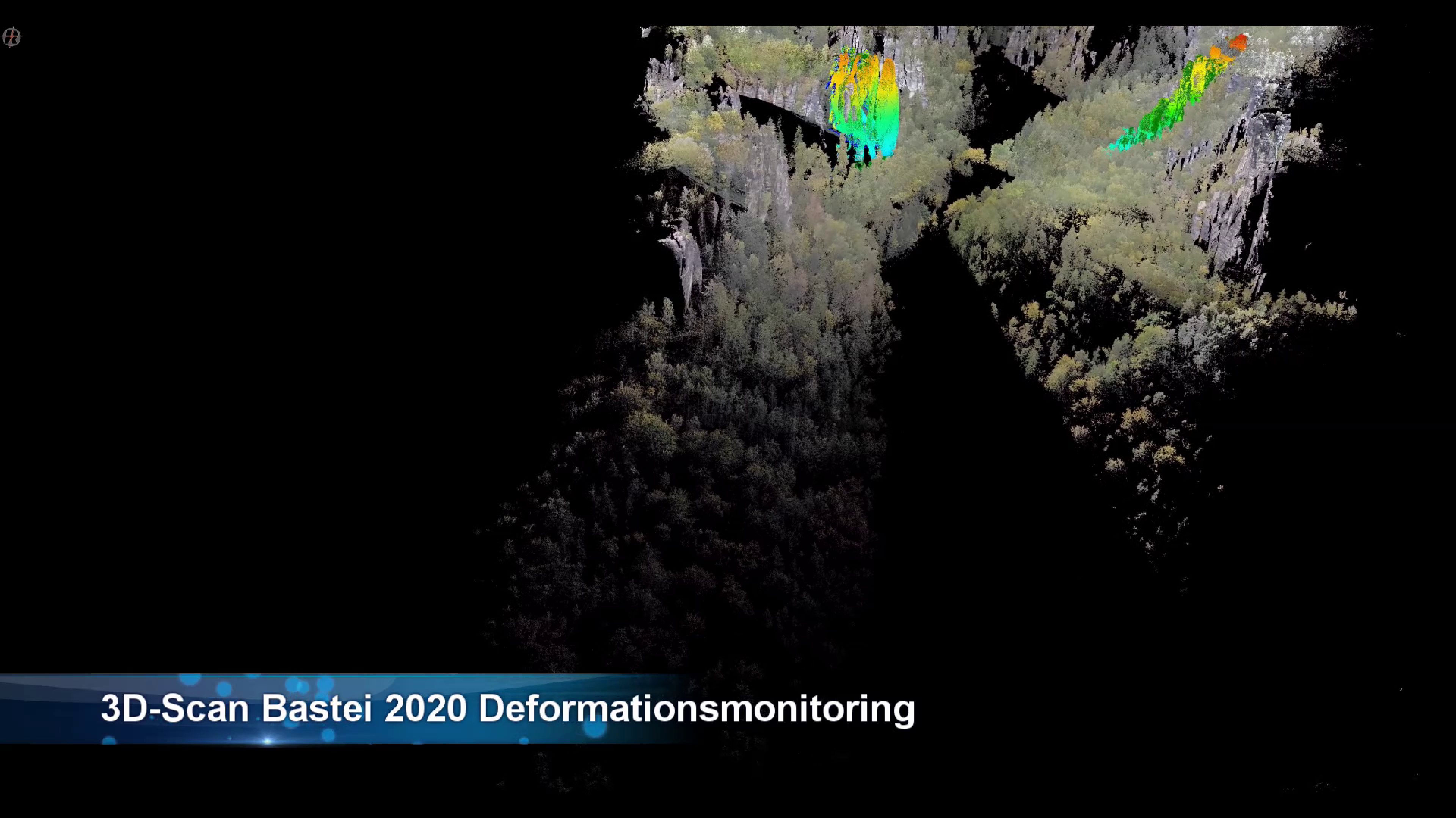 3D Scan Deformationsmonitoring Bastei 2020