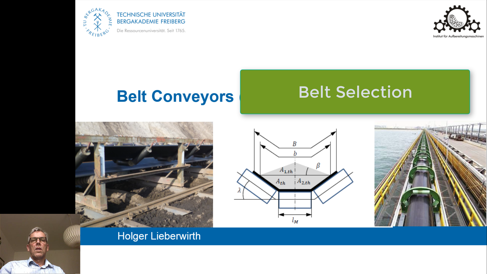 Belt Conveyors 2, Belt design, FÖTEE. MA. Nr. 3625 /Examination number: 44402