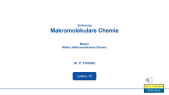 thumbnail of medium Lektion 15 - Makromolekulare Chemie