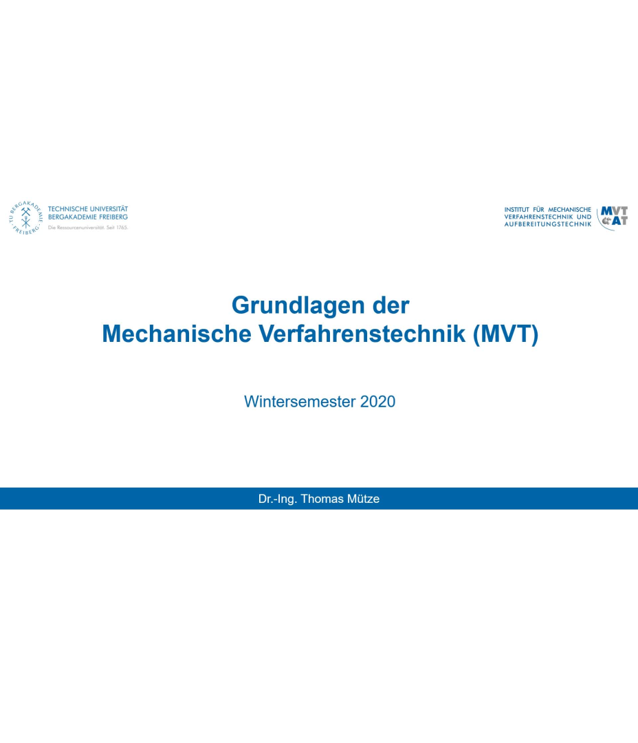 MVT 3: Zerkleinerungsfortschritt