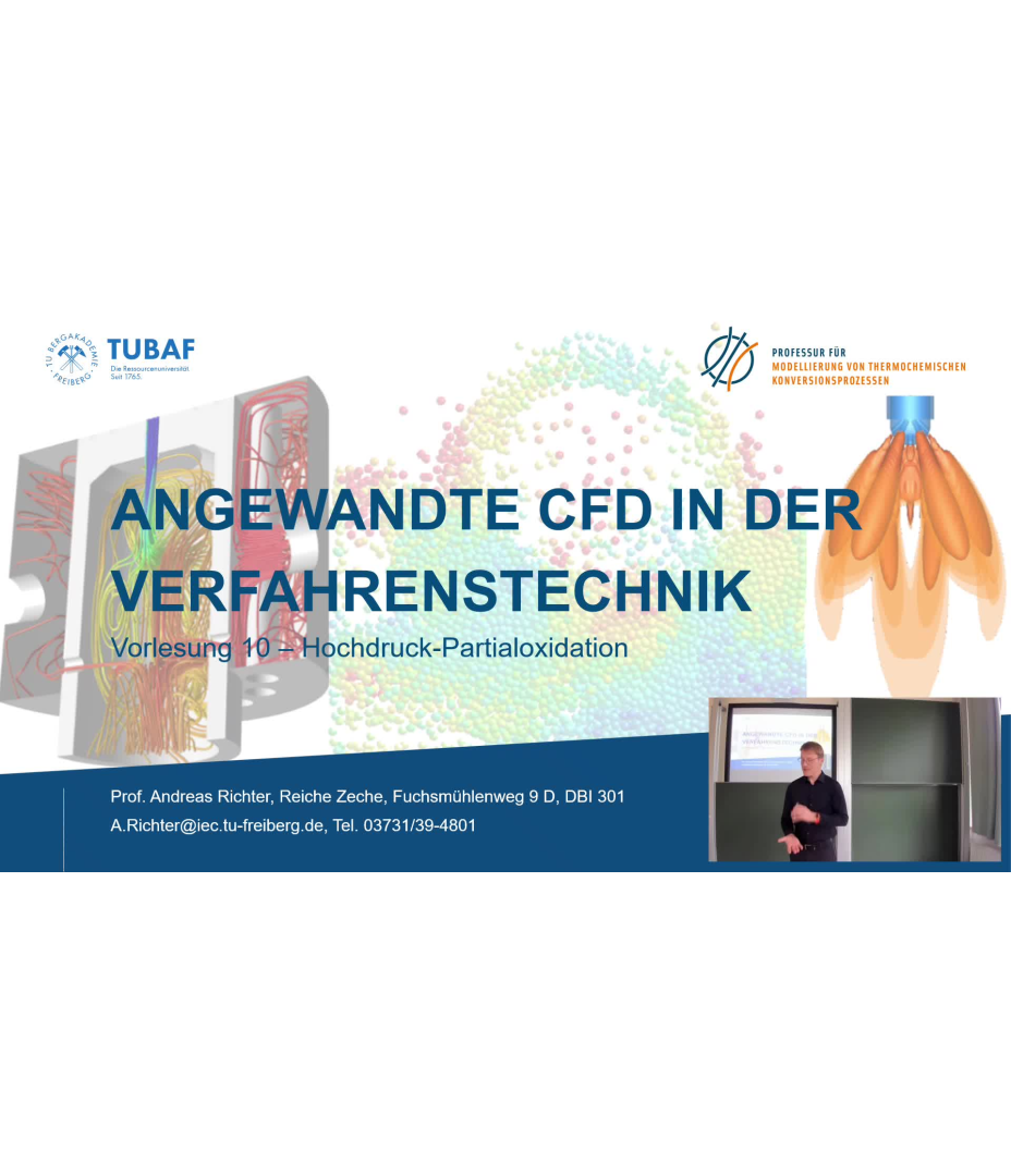 Vorlesung 10 - Angewandte CFD in der Verfahrenstechnik