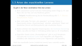 thumbnail of medium Mathematik des maschinellen Lernens - 1. Vorlesung (3/3)